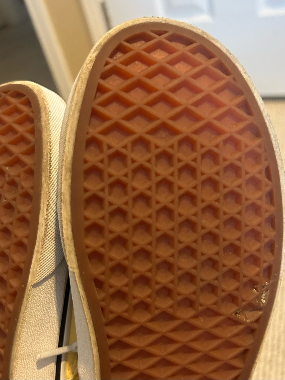 Vans Authentic Yellow Canvas Low-Top Sneaker - women 8 / men 6.5 - Picture 9 of 11